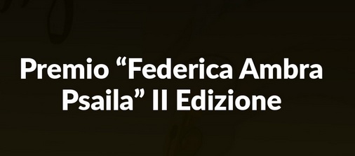 Premio “Federica Ambra Psaila”